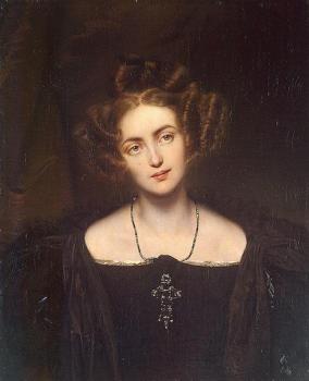 保羅 德拉羅什 Portrait of Henrietta Sontag 保羅 德拉羅什 Portrait of Henrietta Sontag